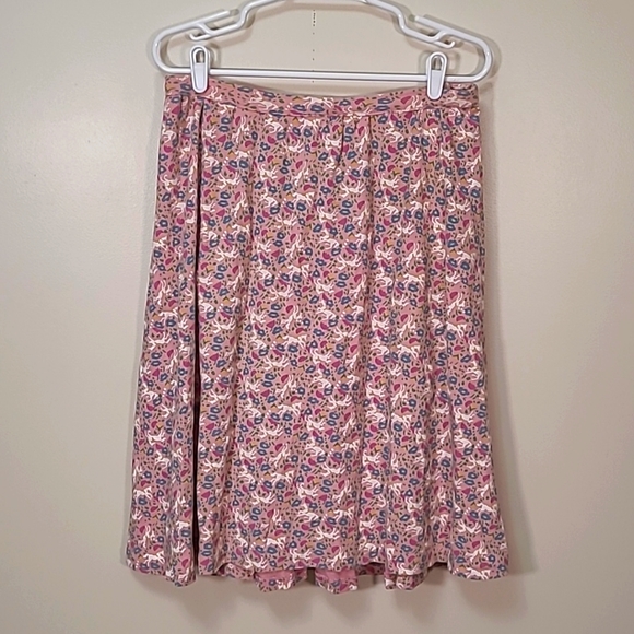 Vintage 90s Miller's Sportific Horse Equestrian Print Midi Skirt Size Large - Picture 5 of 8